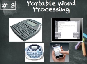 Portable word processing